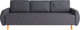 Миниатюра изображения товара Диван Mio Tesoro Тулисия SB3 (Twist 20 Dark Grey)