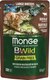 Миниатюра изображения товара Влажный корм для кошек Monge BWild Grain Free Kitten из мяса буйвола с овощами (пауч, 85г)