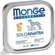 Миниатюра изображения товара Влажный корм для собак Monge Monoprotein с уткой и ламистер (150г)