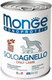 Миниатюра изображения товара Влажный корм для собак Monge Monoprotein с ягненком (400г)