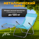 Миниатюра изображения товара Складной шезлонг Sundays ZC-CL005-1 (голубой)