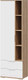 Миниатюра изображения товара Шкаф-пенал ТриЯ Хилтон (дуб крафт золотой/белый матовый)