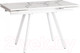 Миниатюра изображения товара Обеденный стол Tetchair Vigo (мрамор светлый/белый)