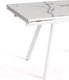 Миниатюра изображения товара Обеденный стол Tetchair Vigo (мрамор светлый/белый)