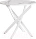 Миниатюра изображения товара Обеденный стол Tetchair Manzana 80x80x75 (мрамор светлый/белый)