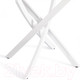 Миниатюра изображения товара Обеденный стол Tetchair Manzana 80x80x75 (мрамор светлый/белый)