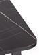 Миниатюра изображения товара Обеденный стол Tetchair Maltido (мрамор черный/черный)