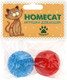 Миниатюра изображения товара Набор игрушек для кошек Homecat Мячи пластиковые с колокольчиком / 72339