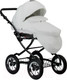 Миниатюра изображения товара Детская универсальная коляска INDIGO Barbara Eco Classic 2 в 1 (Be 05, белая кожа)