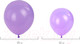 Миниатюра изображения товара Набор воздушных шаров Brauberg Kids. Мечта / 591897 (100шт, сиреневый/белый/золото)