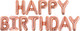Миниатюра изображения товара Набор воздушных шаров Brauberg Kids. Happy Birthday / 591899 (43шт, розовое золото)