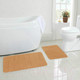 Миниатюра изображения товара Набор ковриков для ванной и туалета Laima Home / 608447 (бежевый)