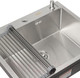 Миниатюра изображения товара Мойка кухонная Arfeka Eco AR 60x50 + RM AR + DS AR (сатин, с аксессуарами)