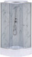Миниатюра изображения товара Душевая кабина Водный мир ВМ243 90x90 (белый мрамор)
