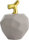 Миниатюра изображения товара Статуэтка Eglo Vallee Яблоко 427003 (керамика, серый/матовая латунь)
