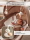 Миниатюра изображения товара Детский шезлонг Amarobaby Lucky Swing / AB23-22LUCKY/03 (бежевый)