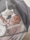 Миниатюра изображения товара Детский шезлонг Amarobaby Lucky Swing / AB23-22LUCKY/11 (серый)