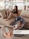 Миниатюра изображения товара Детский шезлонг Amarobaby Lucky Swing / AB23-22LUCKY/11 (серый)