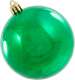 Миниатюра изображения товара Шар новогодний GreenTerra 150мм Глянцевый (зеленый)