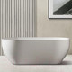 Миниатюра изображения товара Ванна из искусственного камня Abber Stein AS9613-1.7 (белый матовый)