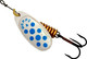 Миниатюра изображения товара Блесна Mepps Comet 4 Silver/Blue Dots / 529338