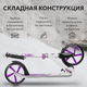Миниатюра изображения товара Самокат городской Ricos Impulse 200H (белый/фиолетовый)