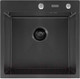 Миниатюра изображения товара Мойка кухонная Arfeka Eco AR 50x50 + RM AR + DS AR (черный, с аксессуарами)