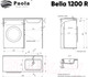 Миниатюра изображения товара Умывальник Paola Bella 120 (правый)