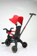 Миниатюра изображения товара Трехколесный велосипед с ручкой NINO KS-1688 (красный)