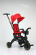 Миниатюра изображения товара Трехколесный велосипед с ручкой NINO KS-1688 (красный)