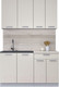 Миниатюра изображения товара Кухонный гарнитур Интерлиния Мила Лайт 1.4 (персидский жемчуг/персидский жемчуг/травертин серый)