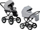 Миниатюра изображения товара Детская универсальная коляска INDIGO Barbara Eco Classic 2 в 1 (Be 04, светло-серая кожа)