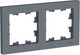 Миниатюра изображения товара Рамка для выключателей и розеток Systeme (Schneider) Electric AtlasDesign ATN000702