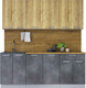 Миниатюра изображения товара Кухонный гарнитур Интерлиния Мила Лайт 2.0-60 (дуб золотой/бетон портленд/дуб бунратти)