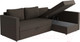 Миниатюра изображения товара Диван угловой Mio Tesoro Тилаус длинный подлокотник (Brown)