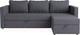 Миниатюра изображения товара Диван угловой Mio Tesoro Тилаус короткий подлокотник (Dark Grey)