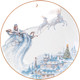 Миниатюра изображения товара Тарелка столовая обеденная Lefard Снежная королева 590-548