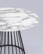 Миниатюра изображения товара Обеденный стол Stool Group Ливерпуль 110x110 (мраморный/ножки черные)