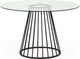 Миниатюра изображения товара Обеденный стол Stool Group Ливерпуль 120x120 (стекло/ножки черные)