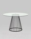 Миниатюра изображения товара Обеденный стол Stool Group Ливерпуль 120x120 (стекло/ножки черные)
