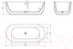 Миниатюра изображения товара Ванна акриловая BelBagno BB706-1800-800