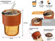 Миниатюра изображения товара Стакан для горячих напитков Perfecto Linea Amber 31-400201
