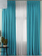 Миниатюра изображения товара Комплект штор Pasionaria Блэкаут 340x230 с подхватами (бирюзовый)
