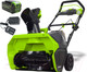 Миниатюра изображения товара Снегоуборщик электрический Greenworks GD40STK5 (2600007UG)