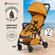 Миниатюра изображения товара Детская прогулочная коляска Leclerc Influencer Air / LEC20017 (Golden Mustard)