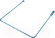 Миниатюра изображения товара Карниз для ванны Европласт Comfort Life 0.80x0.80x0.80 (голубой, угловой)