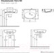 Миниатюра изображения товара Умывальник Керамин Лаго 60 (с отверстием и креплением)