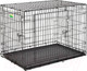 Миниатюра изображения товара Клетка для животных Midwest Contour для собак 2 двери / 842DD (108x75x77см)