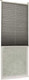 Миниатюра изображения товара Штора-плиссе Delfa Walnut СПШ-3401/3504 Basic Transparent (62x160, антрацит/белый)