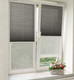 Миниатюра изображения товара Штора-плиссе Delfa Walnut СПШ-3401/3504 Basic Transparent (62x160, антрацит/белый)